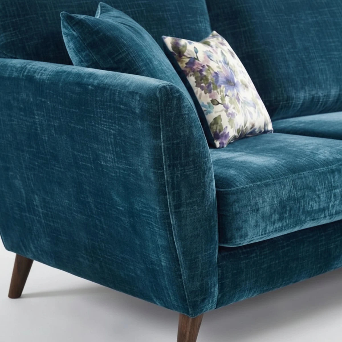 Rome Maeve fabric texture showing premium velvet finish..