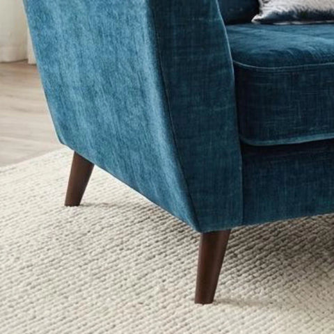 Traditional sofa legs with smooth wood finish and durability.