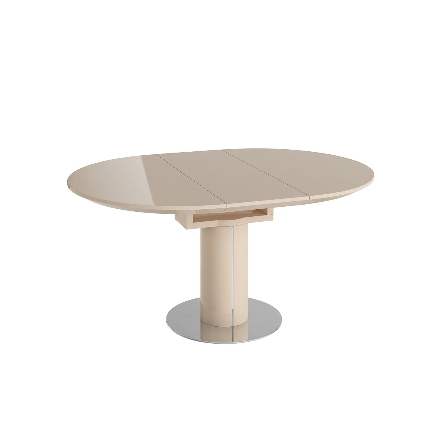 Romeo High Gloss Round Extending Dining Table