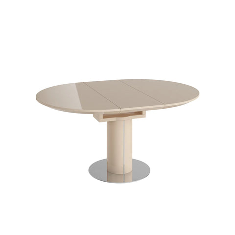 Romeo High Gloss Round Extending Dining Table