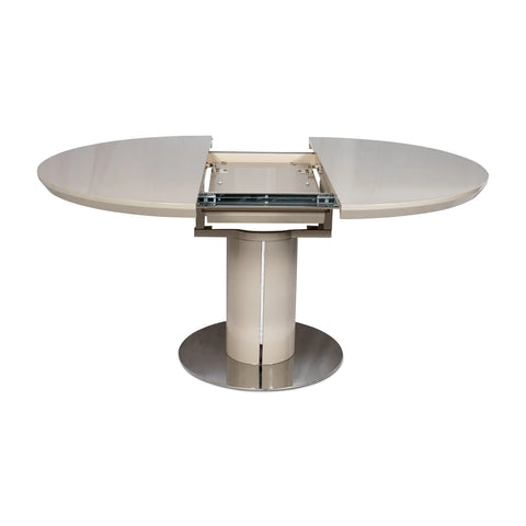 Romeo High Gloss Round Extending Dining Table