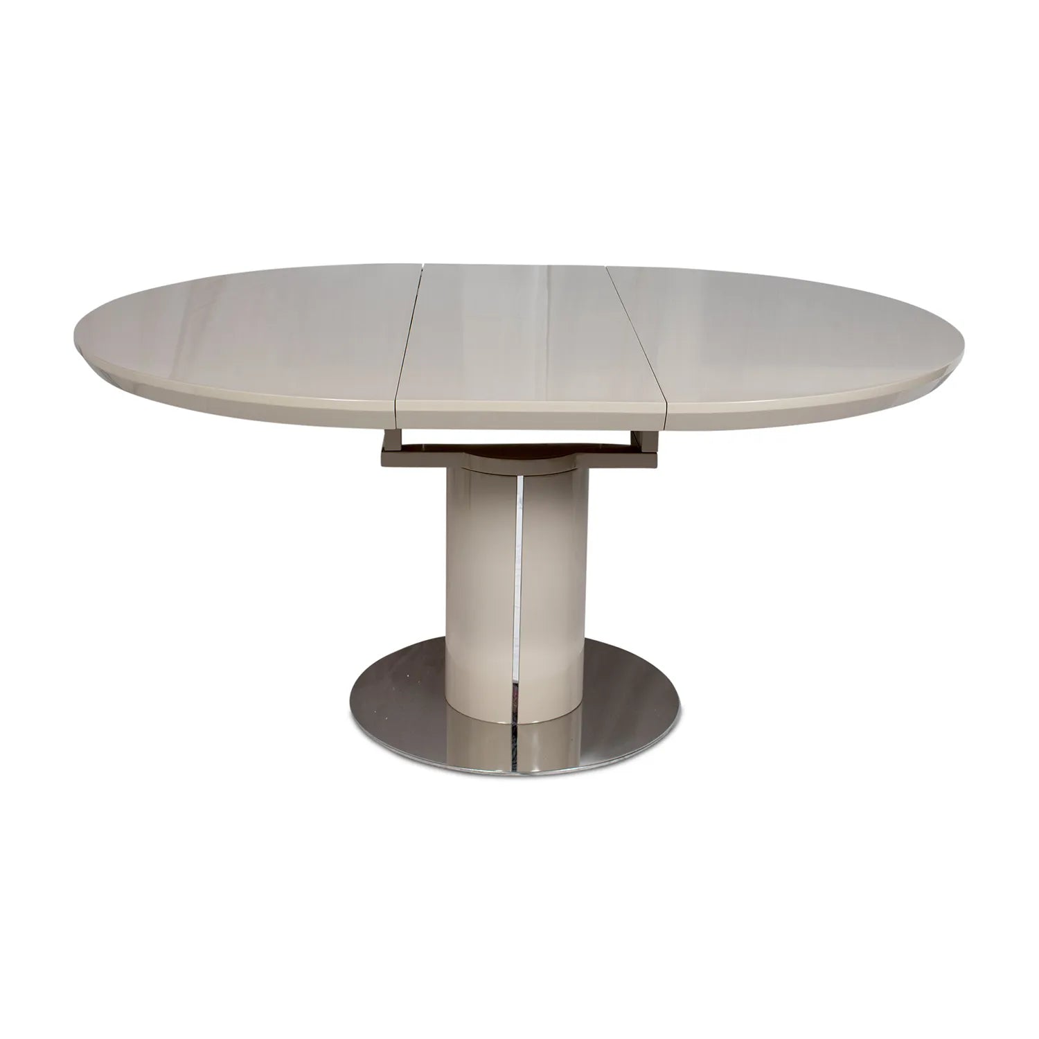 Romeo High Gloss Round Extending Dining Table