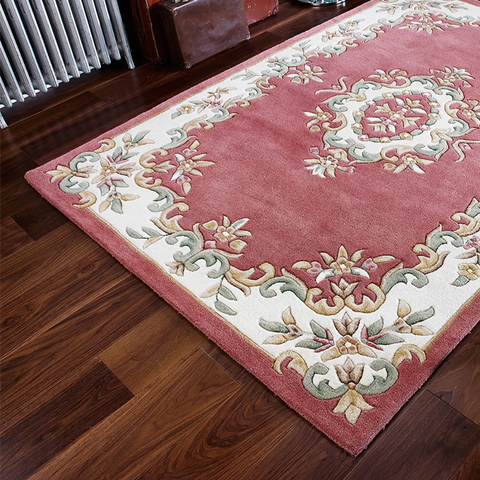 Royal Rose Traditional Hand Tufted Wool Rug - Pendle Village Furniture