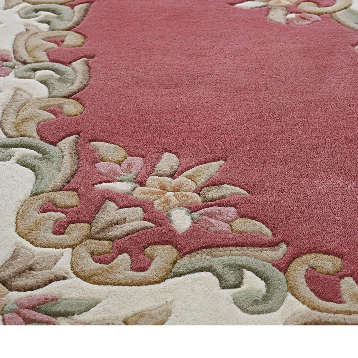 Royal Rose Traditional Hand Tufted Wool Rug - Pendle Village Furniture