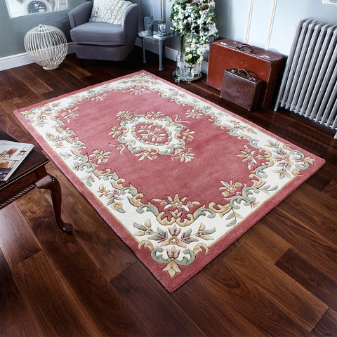 Royal Rose Traditional Hand Tufted Wool Rug - Pendle Village Furniture