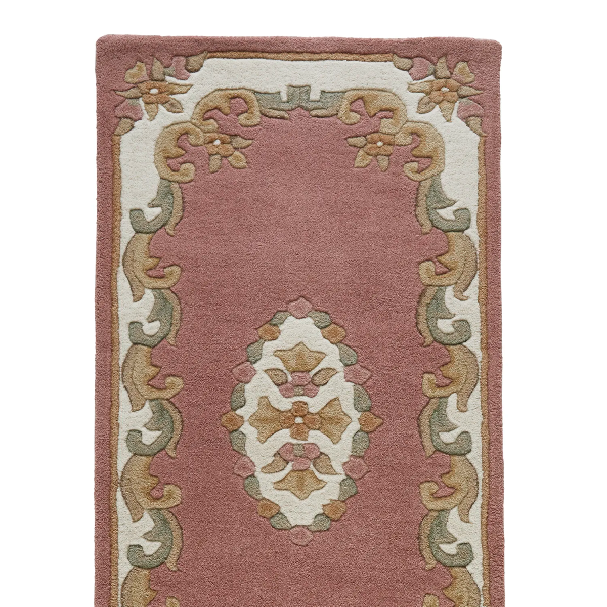 Royal Rose Traditional Hand Tufted Wool Runner Rug - Pendle Village Furniture