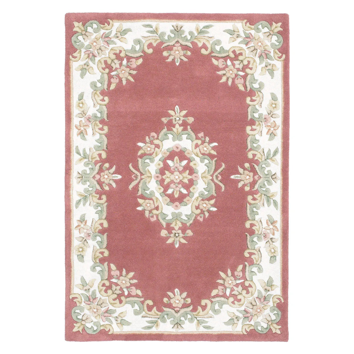 Royal Rose Traditional Hand Tufted Wool Rug - Pendle Village Furniture