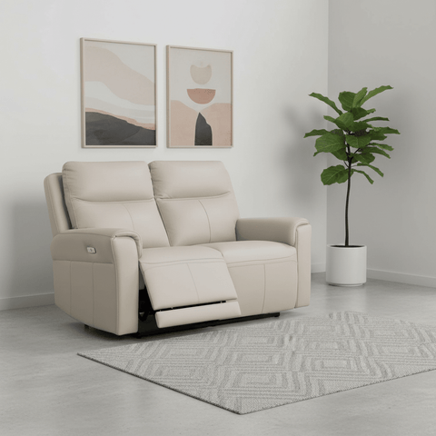 Dylan Stone 2 Seater Electric Reclining Sofa