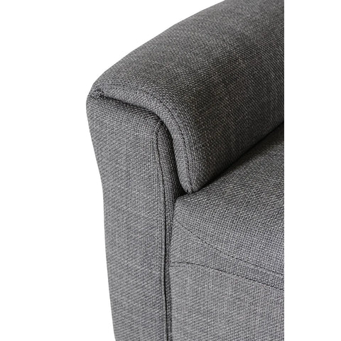 Dylan Charcoal Fabric  Seater Power Recliner Sofa
