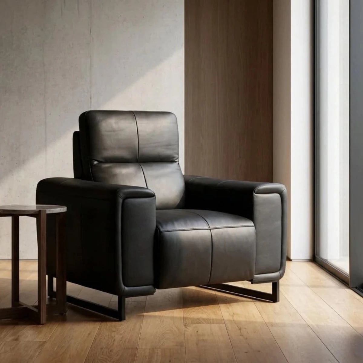 Generously padded seat and backrest for superior comfort and relaxation.