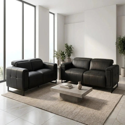 3+2 seater electric recliner sofa set designed for modern living.