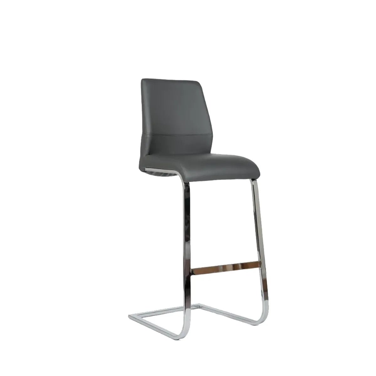 Bolton PVC Bar Chairs with Chrome Legs – Set of 2
