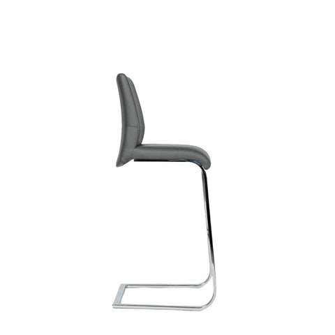 Bolton PVC Bar Chairs with Chrome Legs – Set of 2