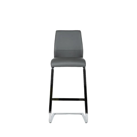 Bolton PVC Bar Chairs with Chrome Legs – Set of 2