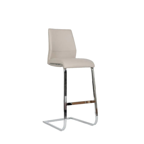 Bolton PVC Bar Chairs with Chrome Legs – Set of 2