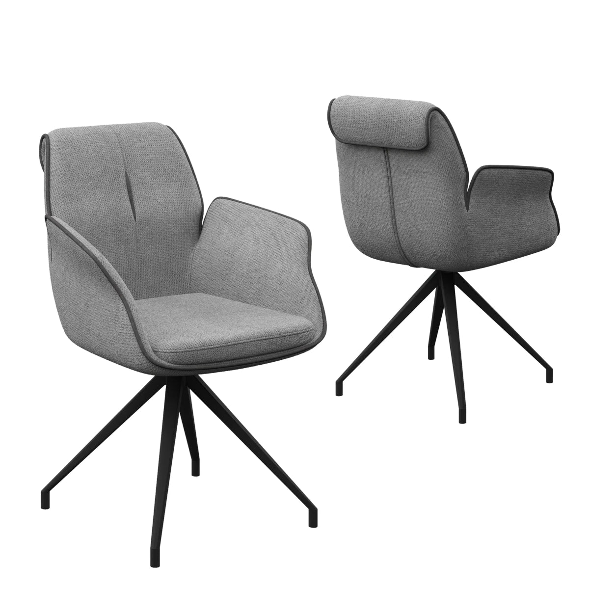Toronto 160 - 200cm Grey Ceramic Duro Top Extending Dining Set - Pendle Village Furniture