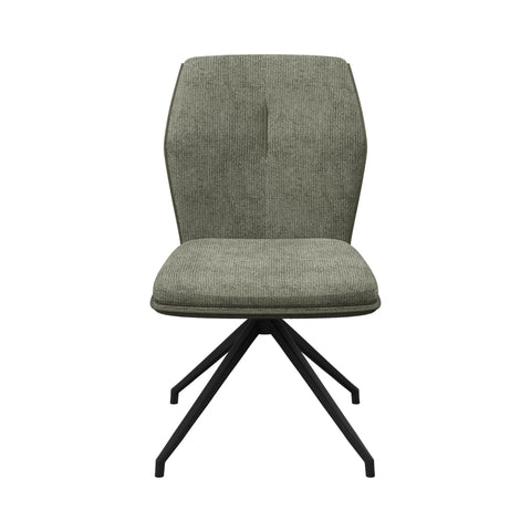 Toronto 120 - 160cm White Marble Duro Top Extending Dining Table with Green Dining Chairs - Pendle Village Furniture