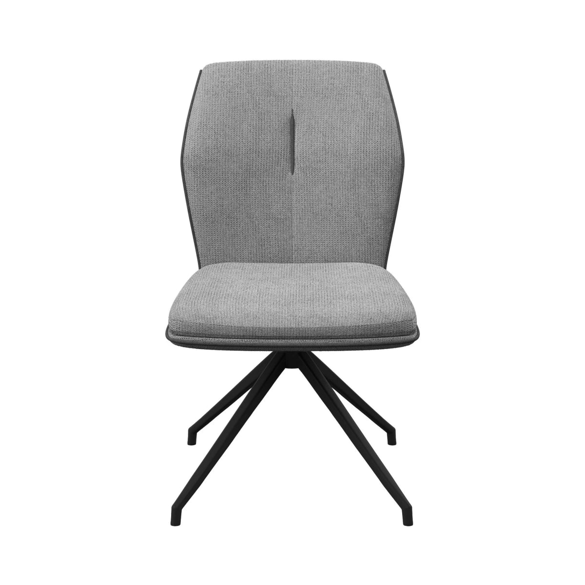 Westin Graphite Ceramic Extending Dining Table With 6 Mustard Dining Chairs - Pendle Village Furniture
