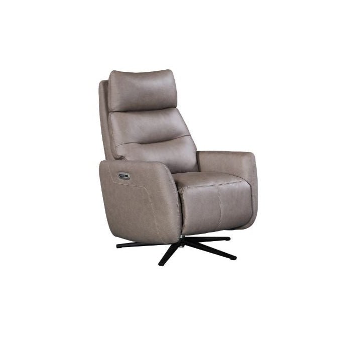 Aveline Leather Swivel Lift & Recliner Chair – Grey or Taupe - Pendle Village Furniture
