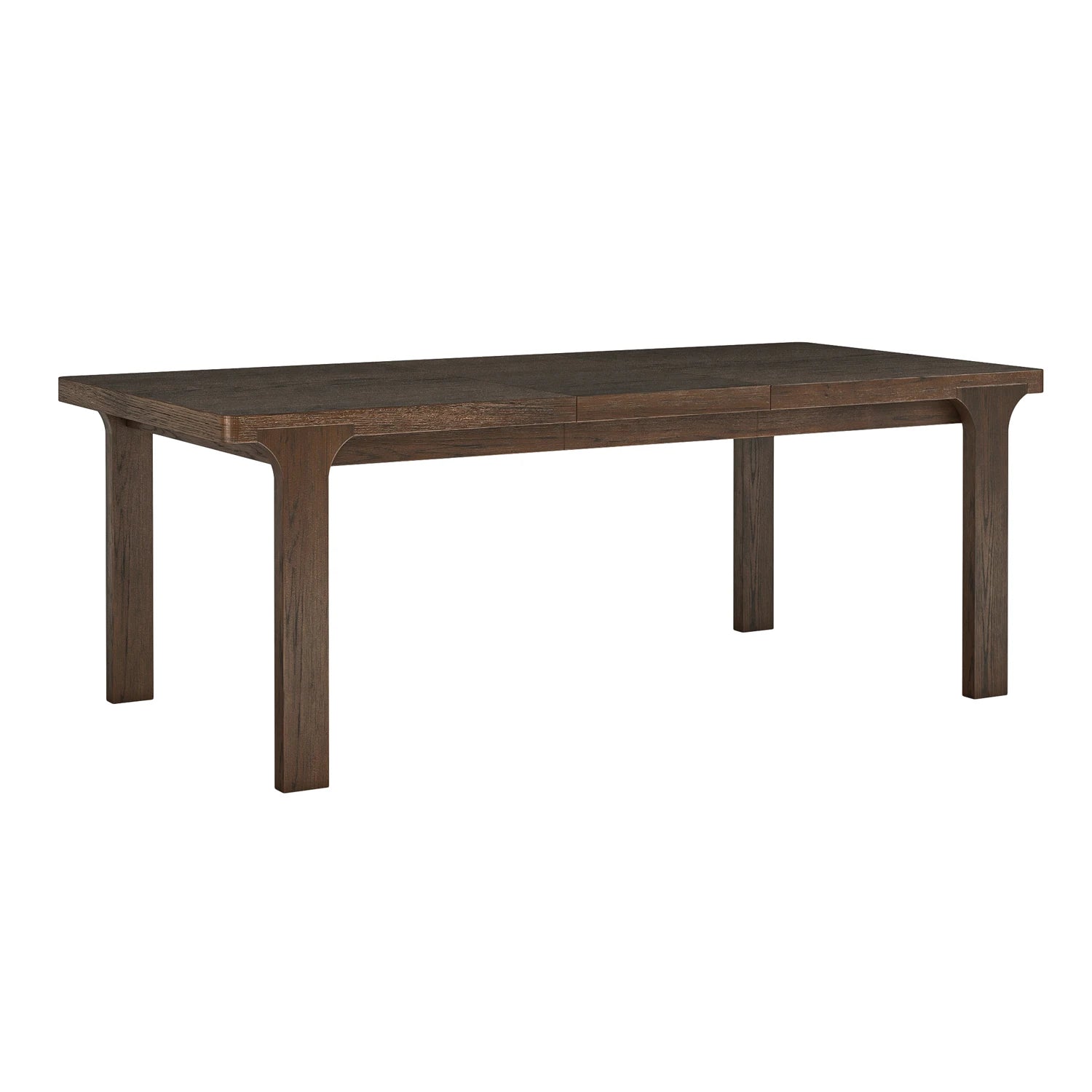Saint Amond 165-215cm Dark Wood Extending Dining Table, available in 3 sizes - Dining Table Extended 