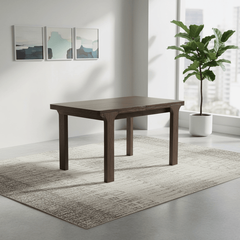 Saint Amond 135-175cm Dark Wood Extending Dining Table