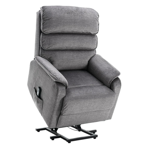 Salford Grey Lift & Tilt Recliner (Dual Motor) Shown as slightly lift and tilt