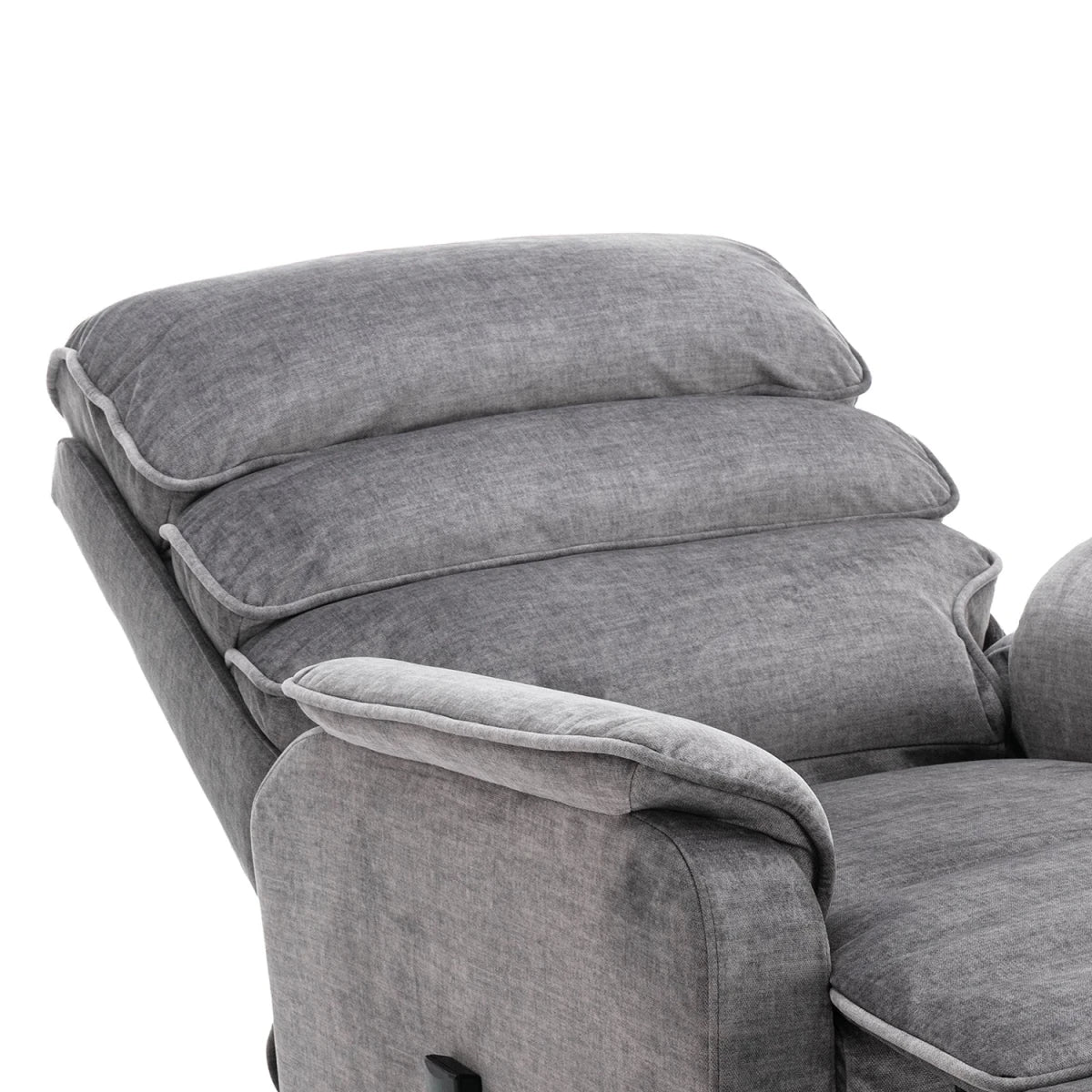 Reclined View of Salford Grey Lift & Tilt Recliner (Dual Motor)