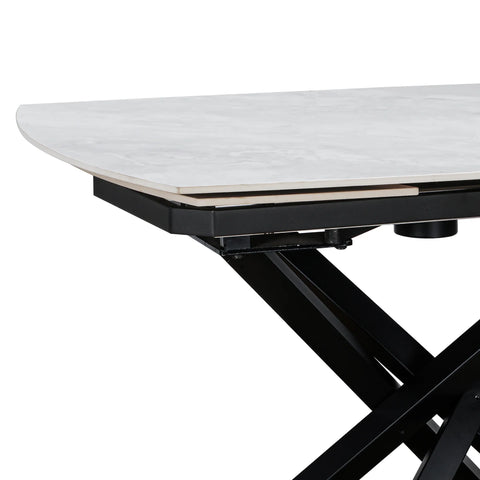 Savannah Ceramic Swivel Extending Dining Table - Pendle Village Furniture