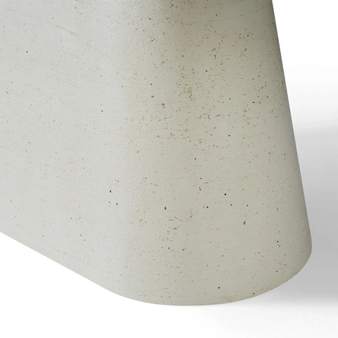 Selena Large Ivory & Travertine Dining Table – W200cm