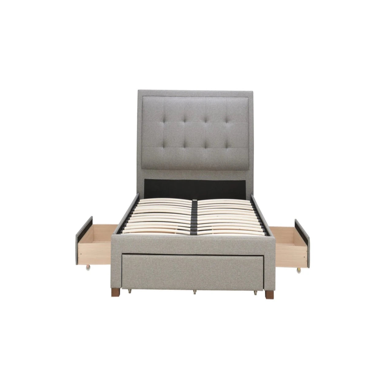 Stable foundation supporting mattress performance.