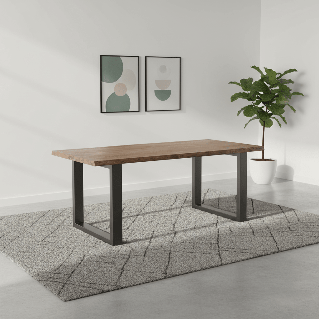 Sierra Live Edge Acacia Wood 1.5M Dining Table