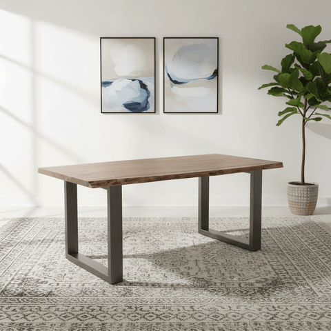 Sierra Live Edge Acacia Wood 2M Dining Table