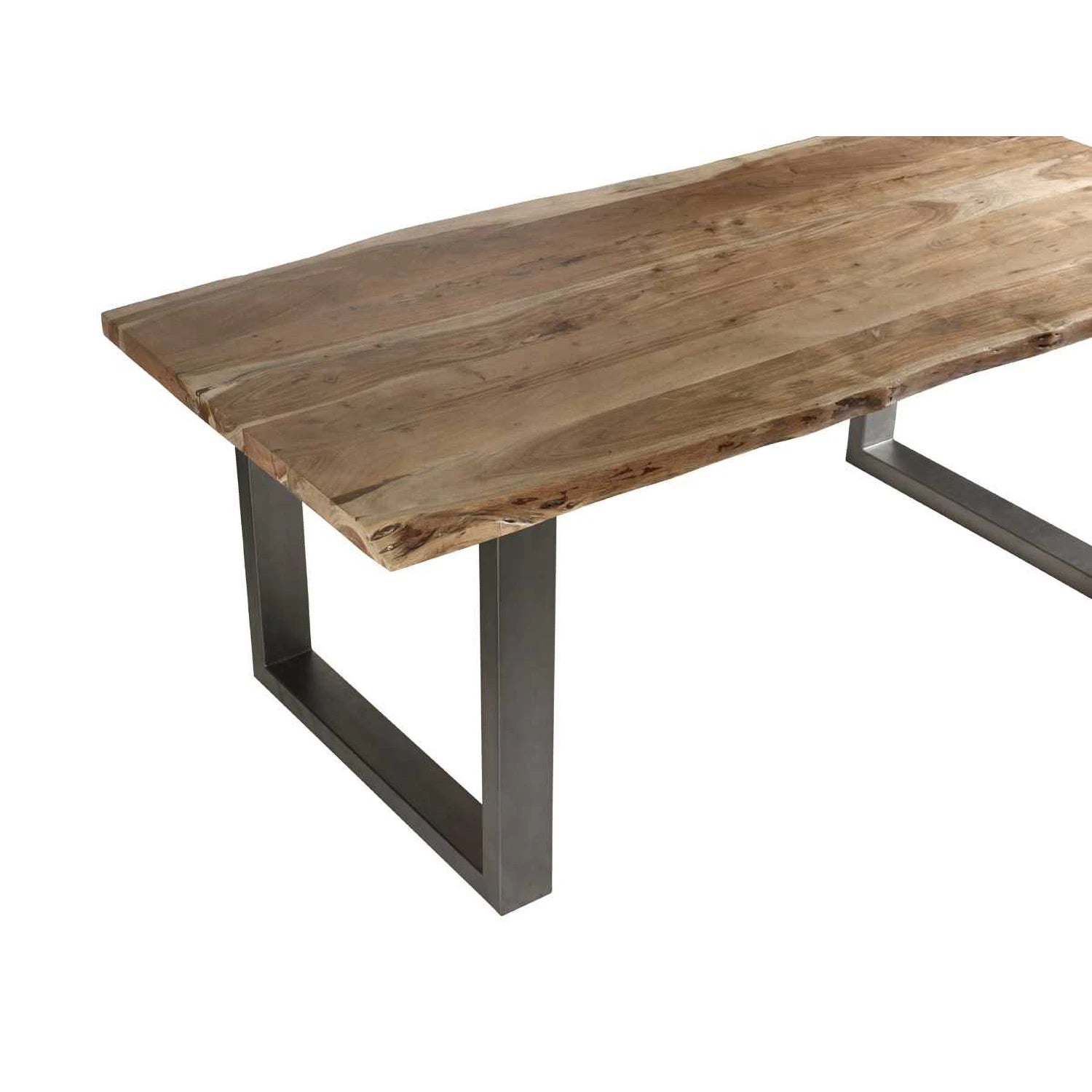 Sierra Live Edge Acacia Wood 2M Dining Table - Pendle Village Furniture