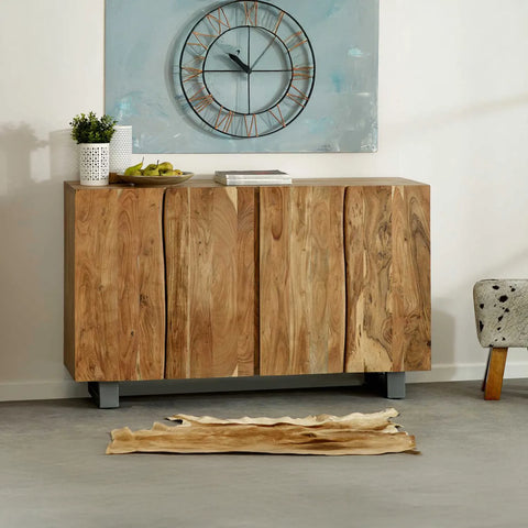 Sierra Live Edge Acacia Wood Sideboard - Pendle Village Furniture