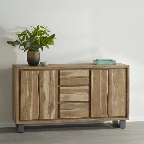 Sierra Live Edge Acacia Wood Extra Large Sideboard - Pendle Village Furniture