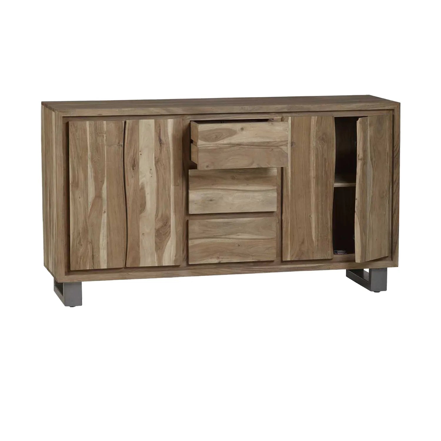 Sierra Live Edge Acacia Wood Extra Large Sideboard - Pendle Village Furniture
