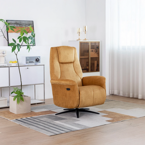 Skipton Amber Swivel Electric Recliner Chair - Pendle Village Furniture