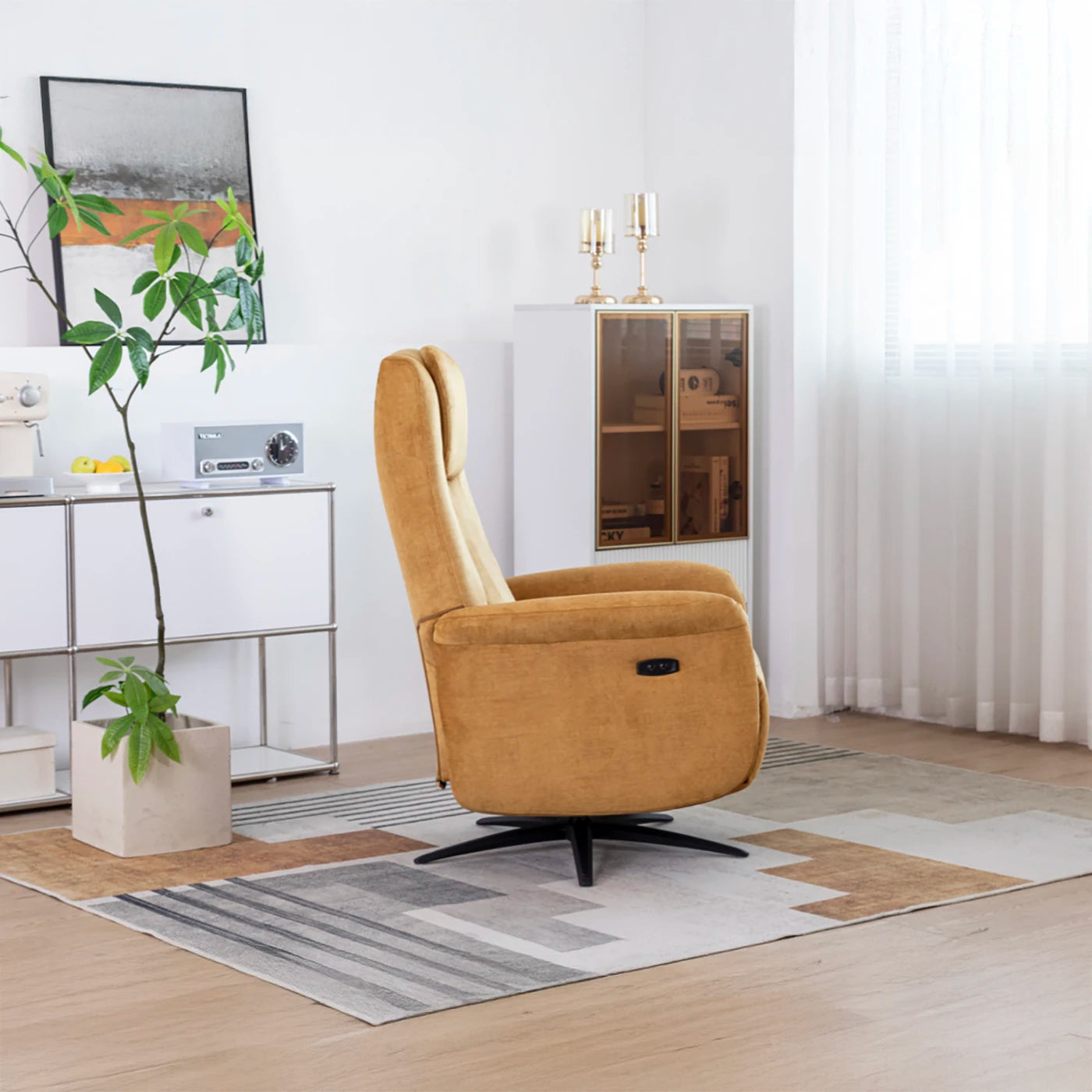 Skipton Amber Swivel Electric Recliner Chair - Pendle Village Furniture