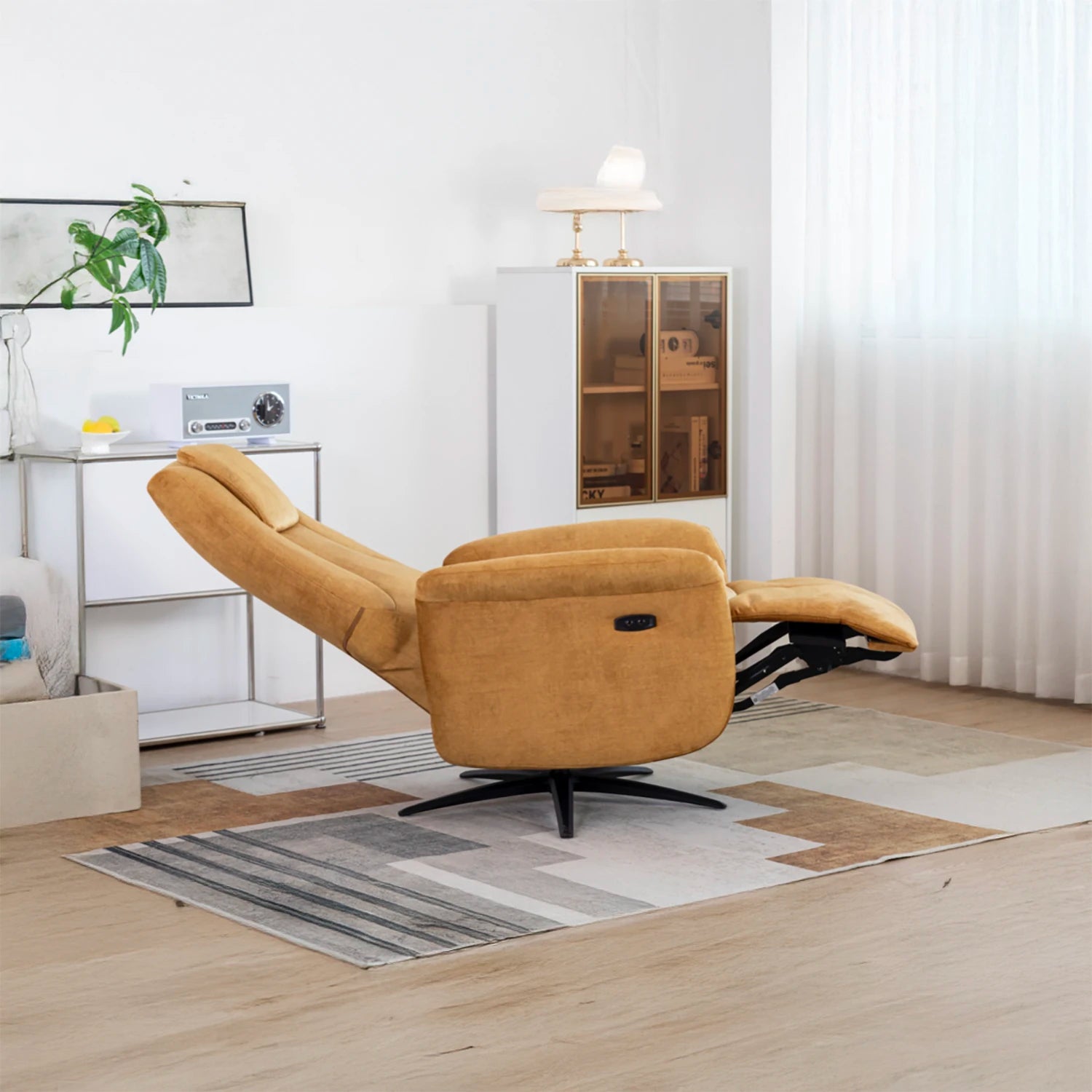 Skipton Amber Swivel Electric Recliner Chair - Pendle Village Furniture