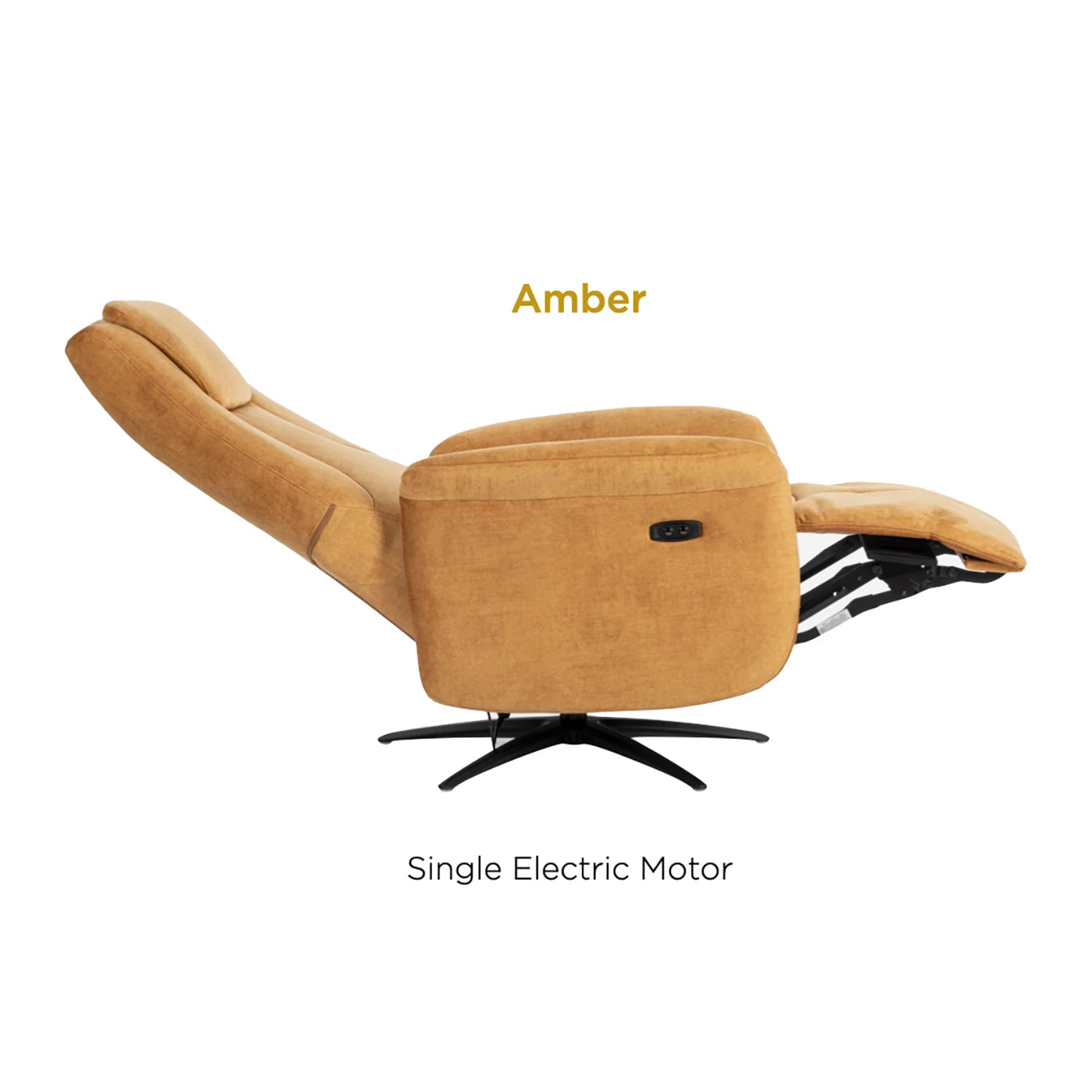 Skipton Amber Swivel Electric Recliner Chair - Pendle Village Furniture