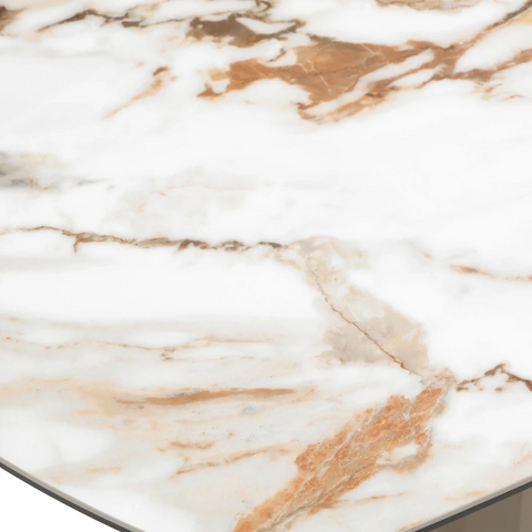 Skylar Champagne Round Extending Dining Table W140cm