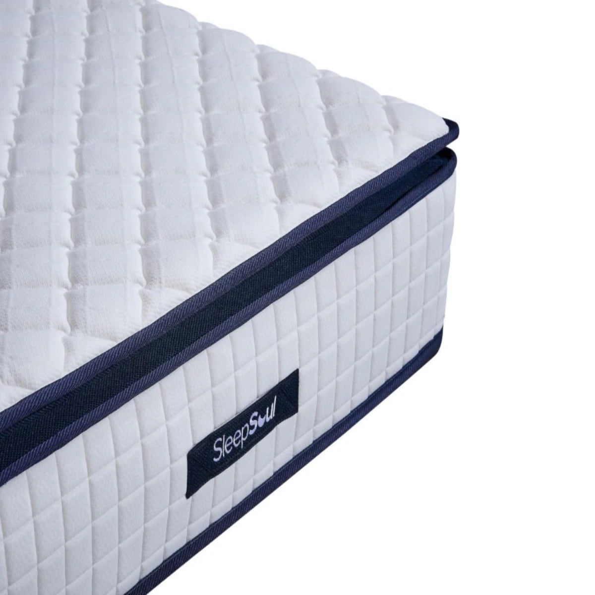 Premium mattress with firm support and soft comfort layers.