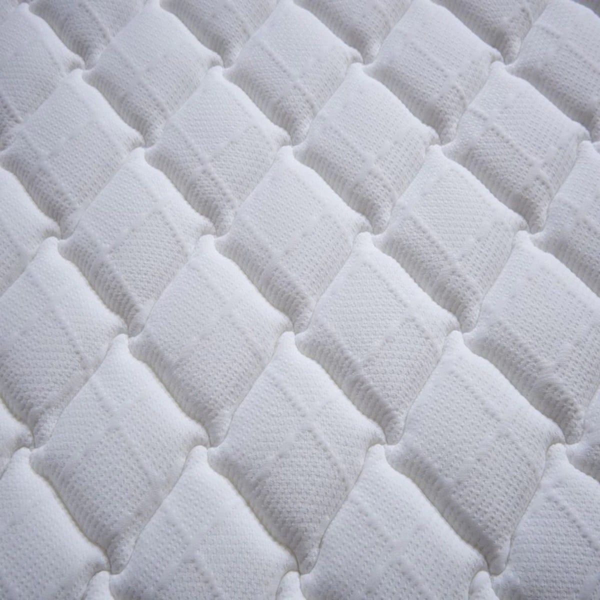 Pillow top design with soft foam comfort layer.