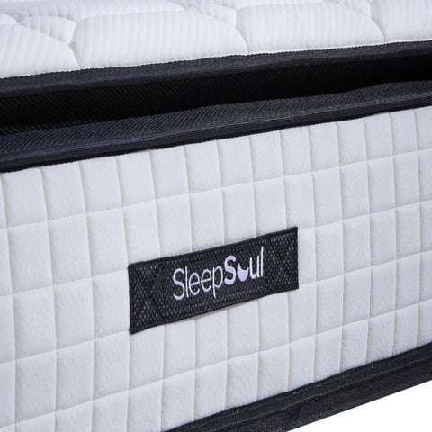 
Pocket spring construction for undisturbed sleep.