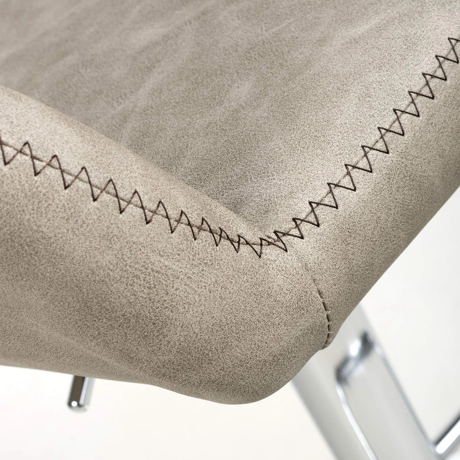 Sloan Curved Leather Effect Bar Stool – Pair of 2 - Pendle Village Furniture