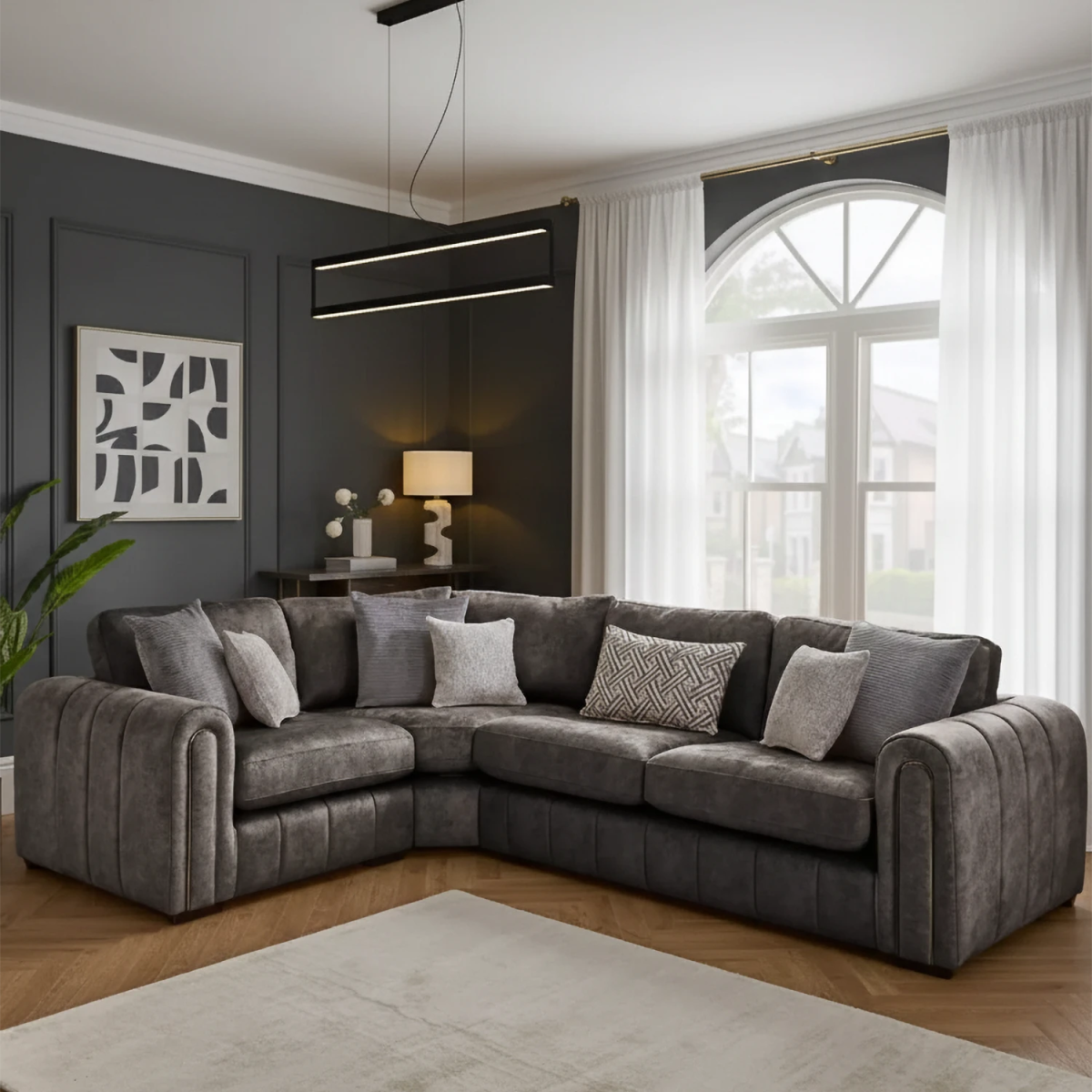 Soho Gemini Fabric 2 Corner 1 Corner Sofa - Pendle Village Furniture