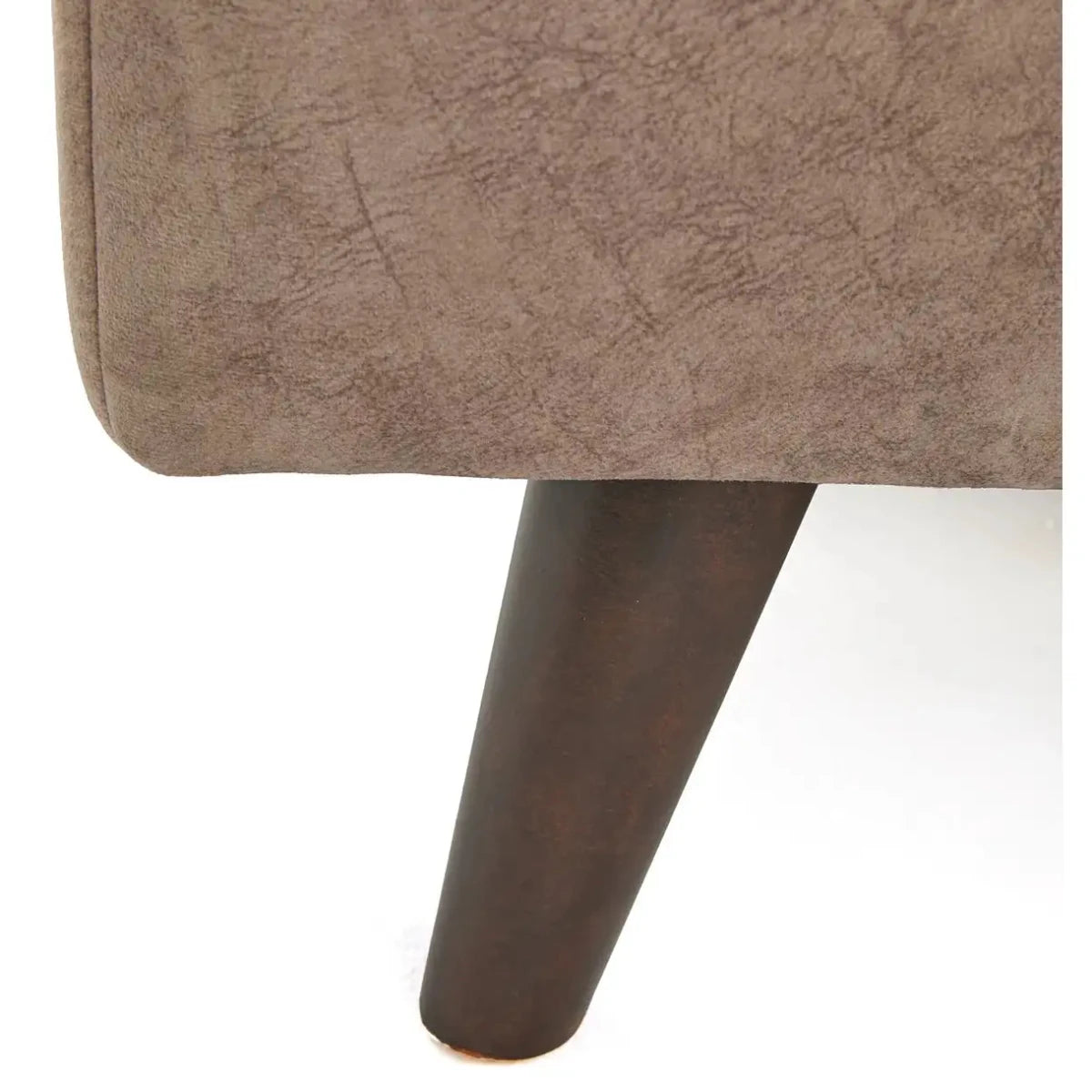 Close-up of Soho Gemini footstool foot