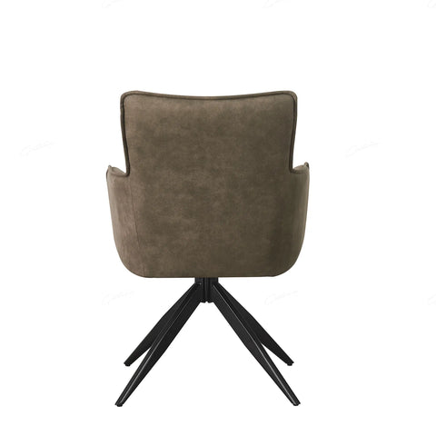 Taupe Swivel Dining Chairs