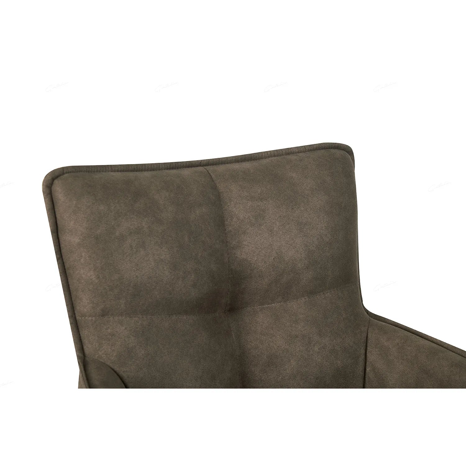 Sorrento Vintage Taupe Suede Set of 4 Dining Chairs - Details