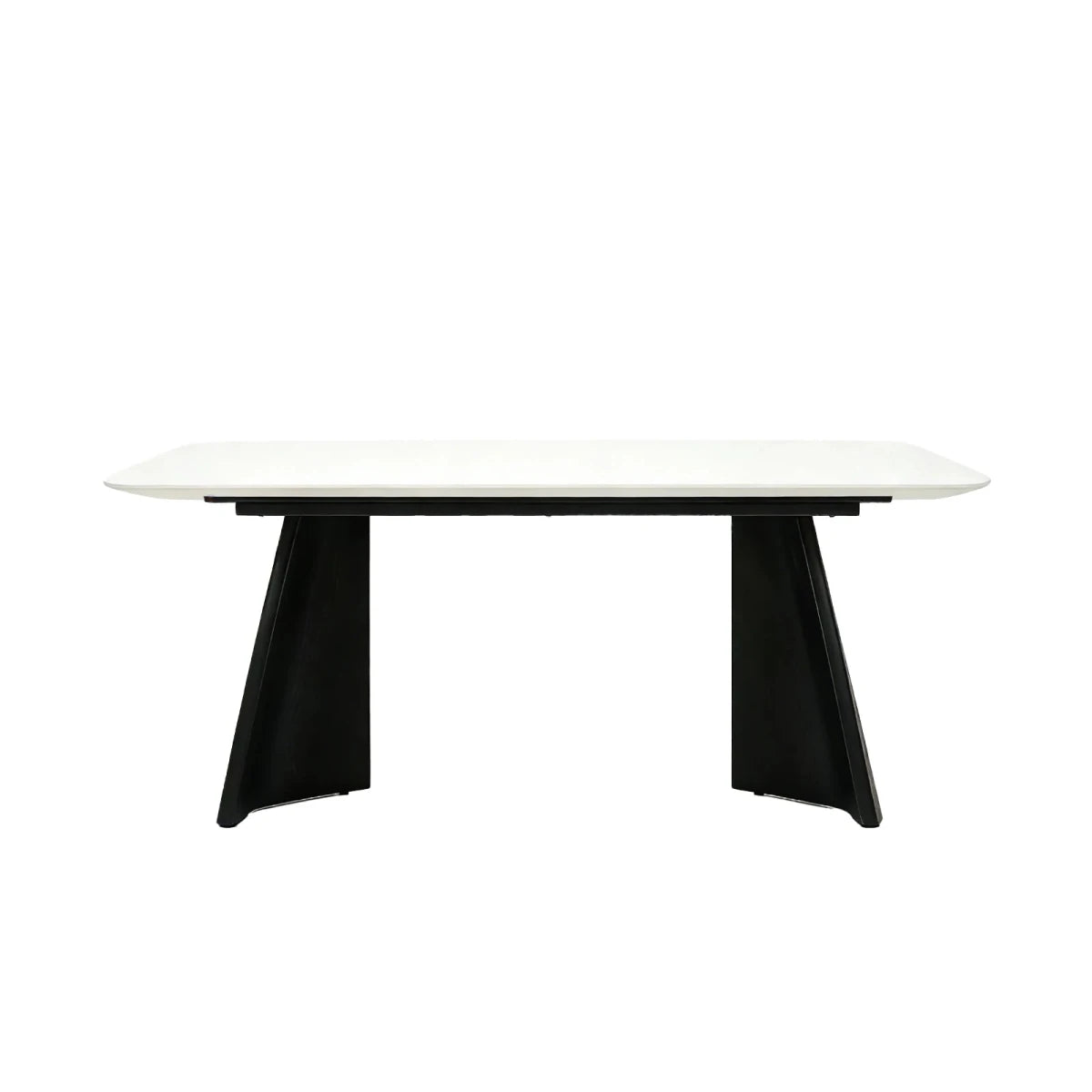 Stella 180cm dining table with black curved base